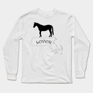 Massachusetts Horse Lover Gift Long Sleeve T-Shirt